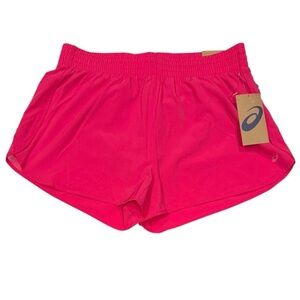 ASICS Running Short Lined Built in Panty Activewear Hot Pink NWT Medium